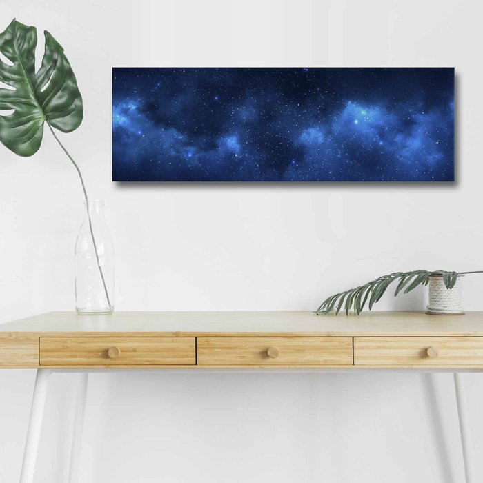Wallity Cuadro Decorativo en Lienzo Iluminado con LEDs 30 x 90 cm